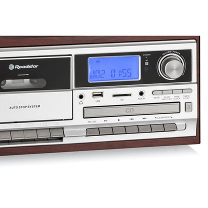 Sistema HiFi Roadstar HIF8892EBT | Vinil, CD, Bluetooth, USB