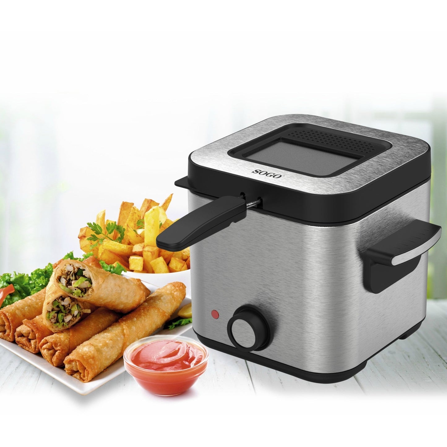 Fritadeira Sogo FRESS10430 | 1.5L, 190ºC, Antiaderente