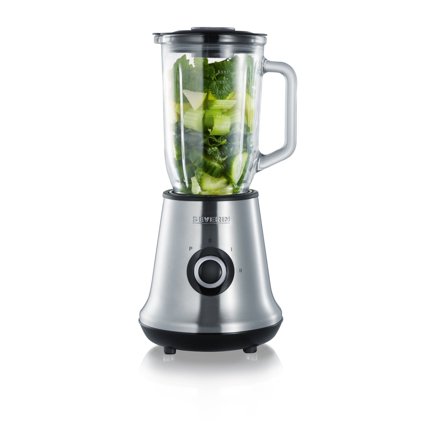 Liquidificadora Severin SM3737 | 500W, Jarro vidro 1L, Garrafa Mix & Go 600ml