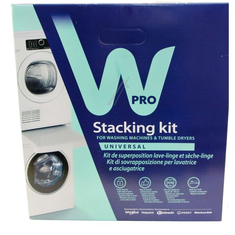 Kit de Sobreposição W-PRO C00378975 | Máq. Roupa, Calha C