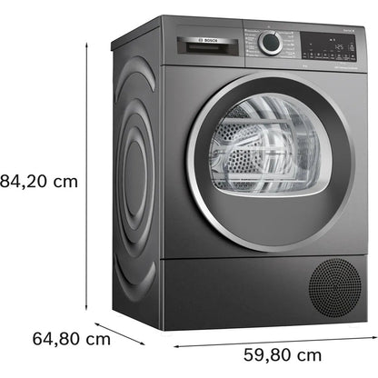 Secador de Roupa Bosch WQG245DRES | 9kg, Bomba de Calor, A+++
