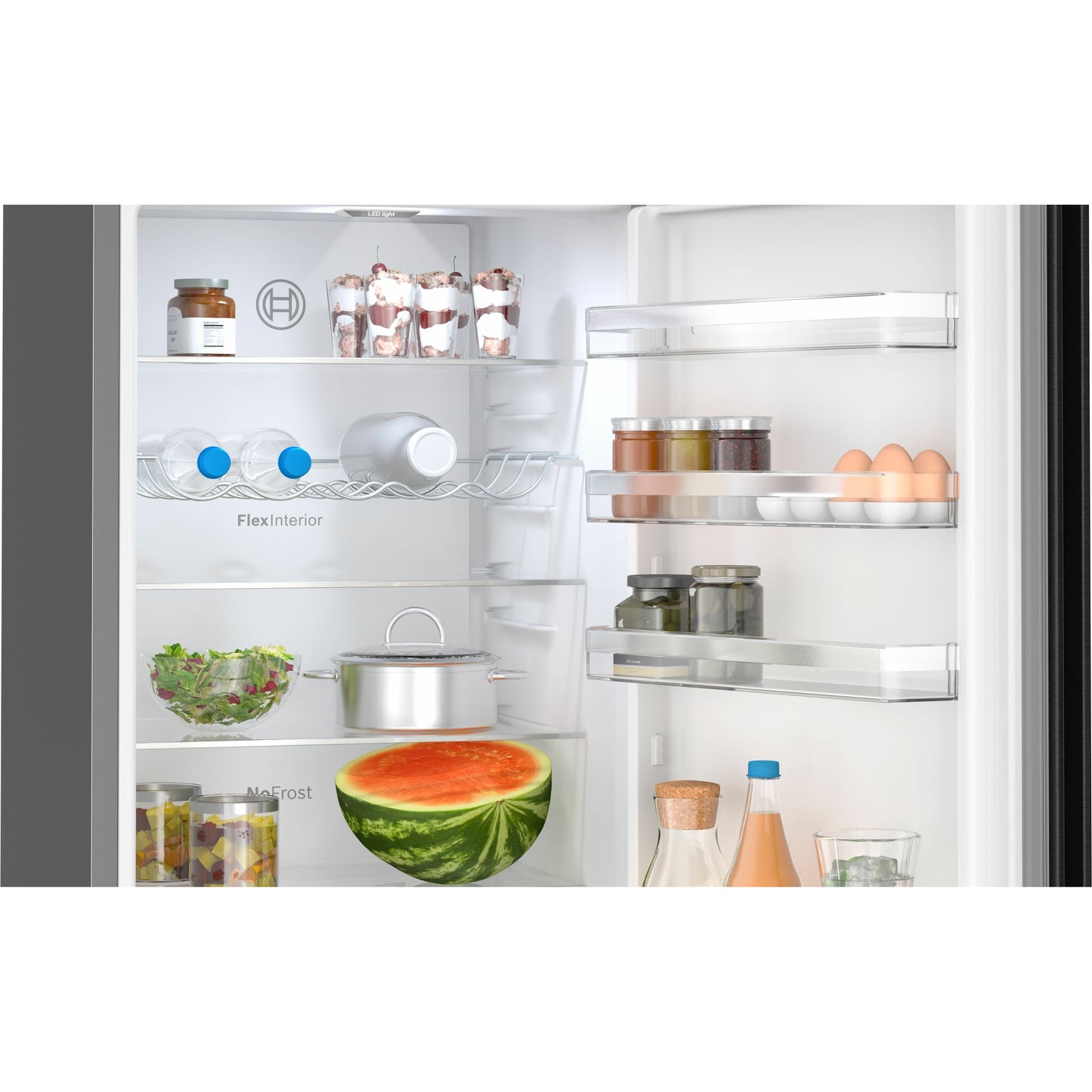 Combinado Bosch KGN392XCF | 363L, No Frost, VitaFresh