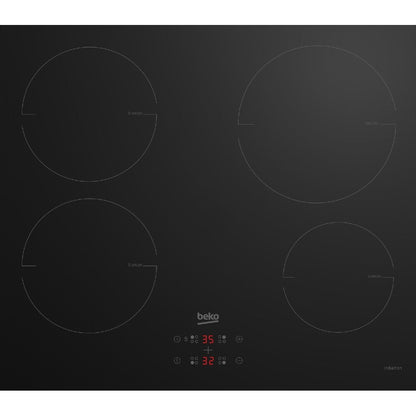 Pack Forno + Placa Beko BBSE17300B | Indução, Forno 72L