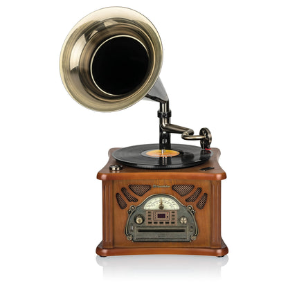 Leitor de Vinil Roadstar HIF1850TUMPK | Rádio AM/FM, CD, USB