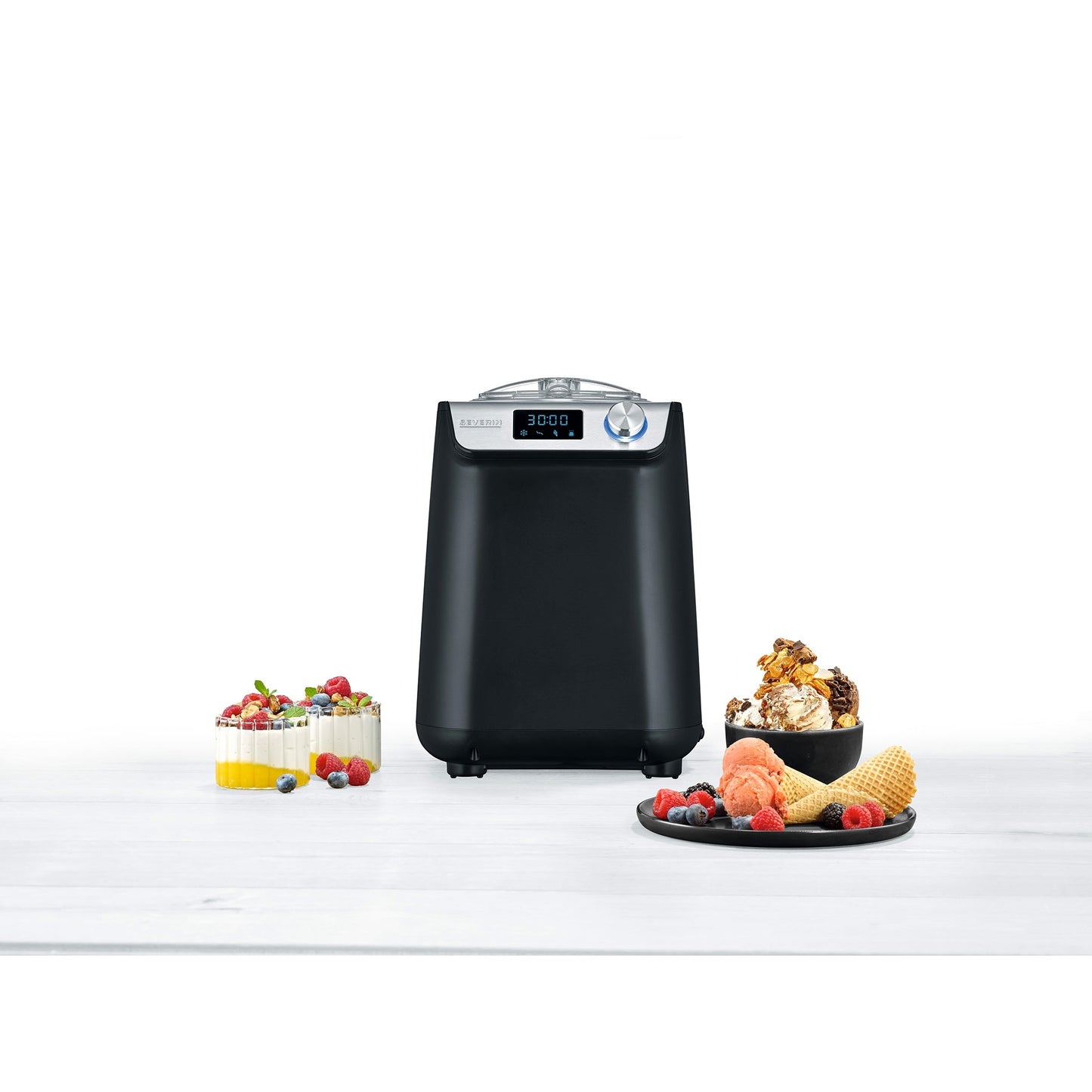 Máquina de Gelados Severin EZ7407 | 2-em-1, 135W, 1.2L