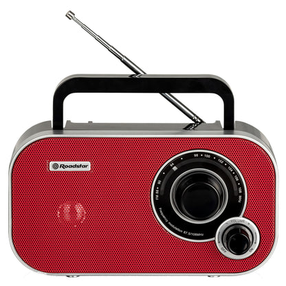 Rádio Roadstar TRA2235/RD | FM, Pilhas, 3.5mm