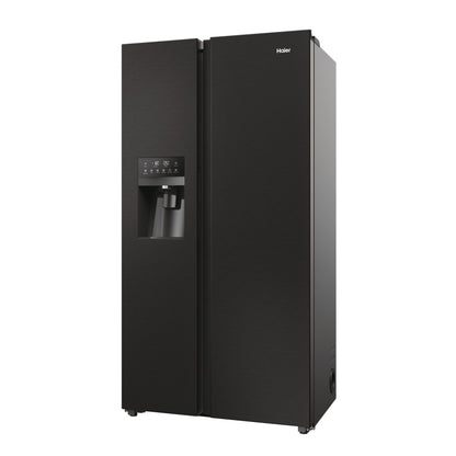 Frigorífico Side by Side Haier Hsr-5918-dipb | 511L, No Frost, Preto