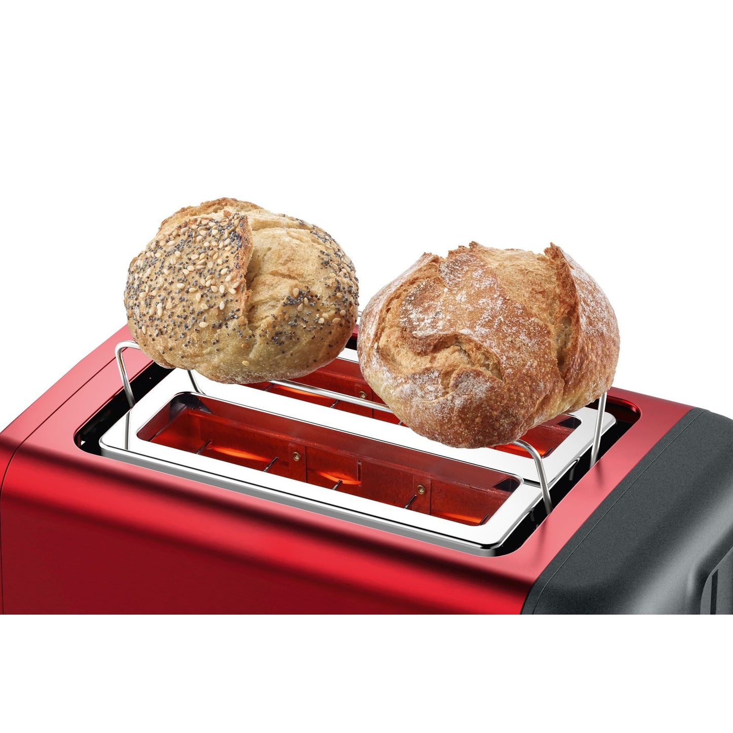 Torradeira Bosch TAT-3-P-424 CX.2 | 970W, 2 Aberturas, Sensor Electrónico, Aço Inoxidável