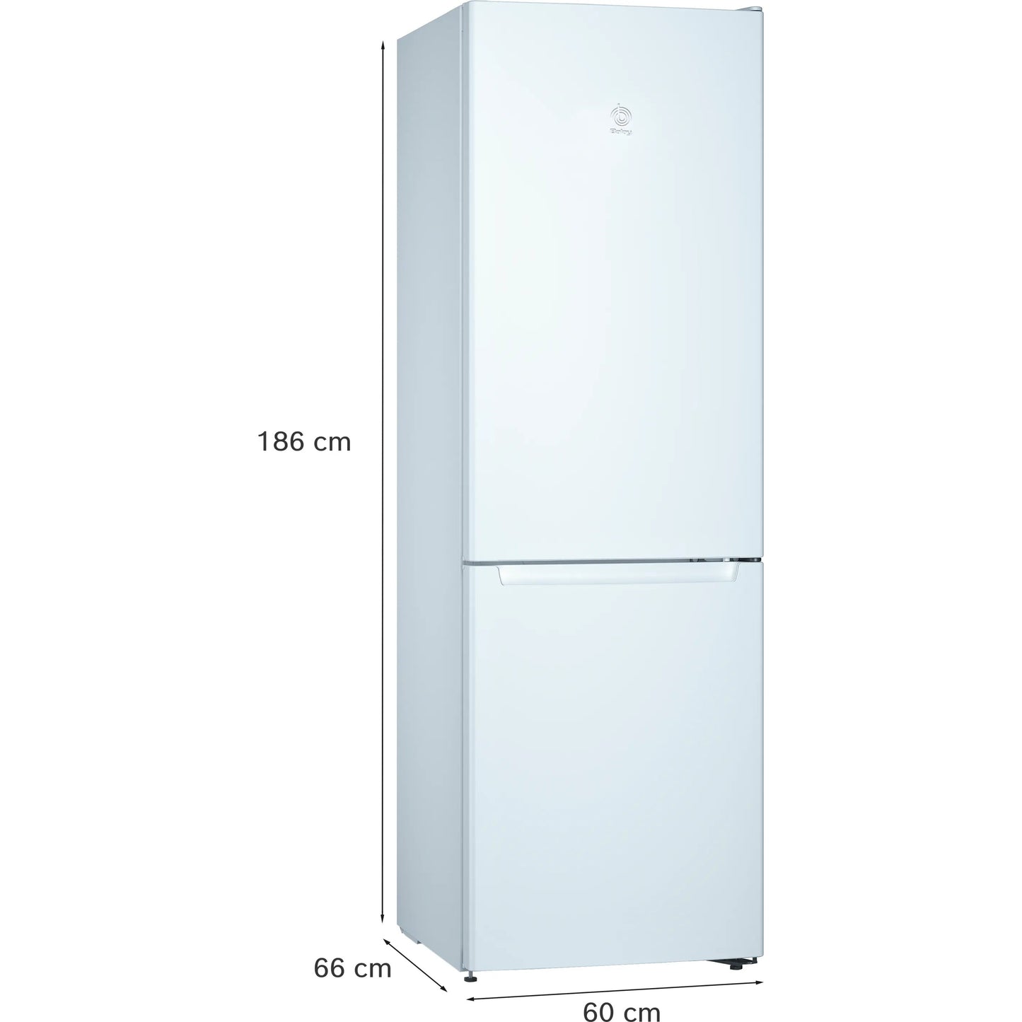 Frigorífico Combinado Balay 3KFE561WI | 302L, No Frost, Classe E