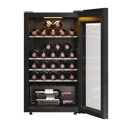 Garrafeira Haier HWS34GGH1 | 34 Garrafas, UV, Antivibração