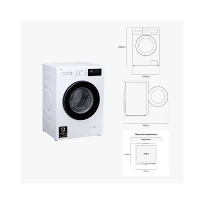 Máquina de Lavar Roupa SAMSUNG WW80FG3M05AW | 8kg, Classe A
