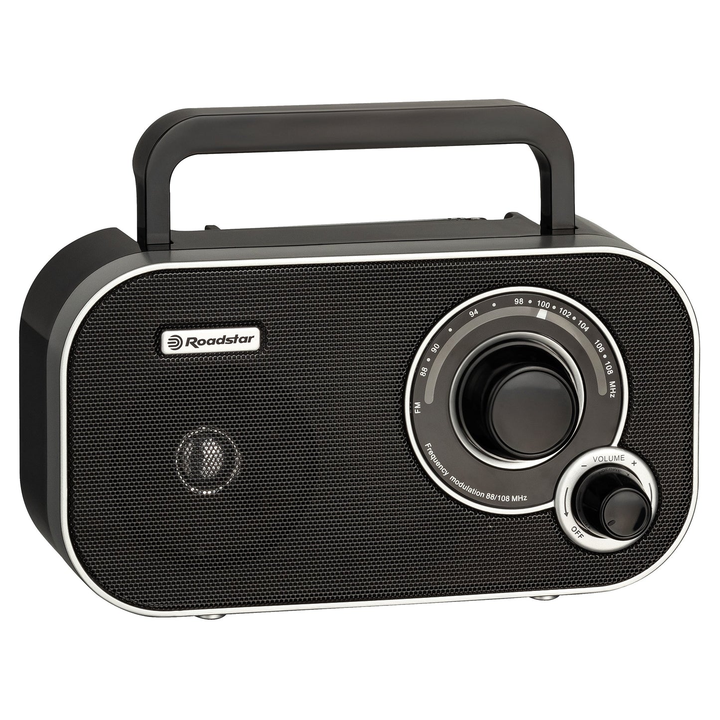 Rádio Roadstar TRA2235/BK | FM, Pilhas, 0.8W