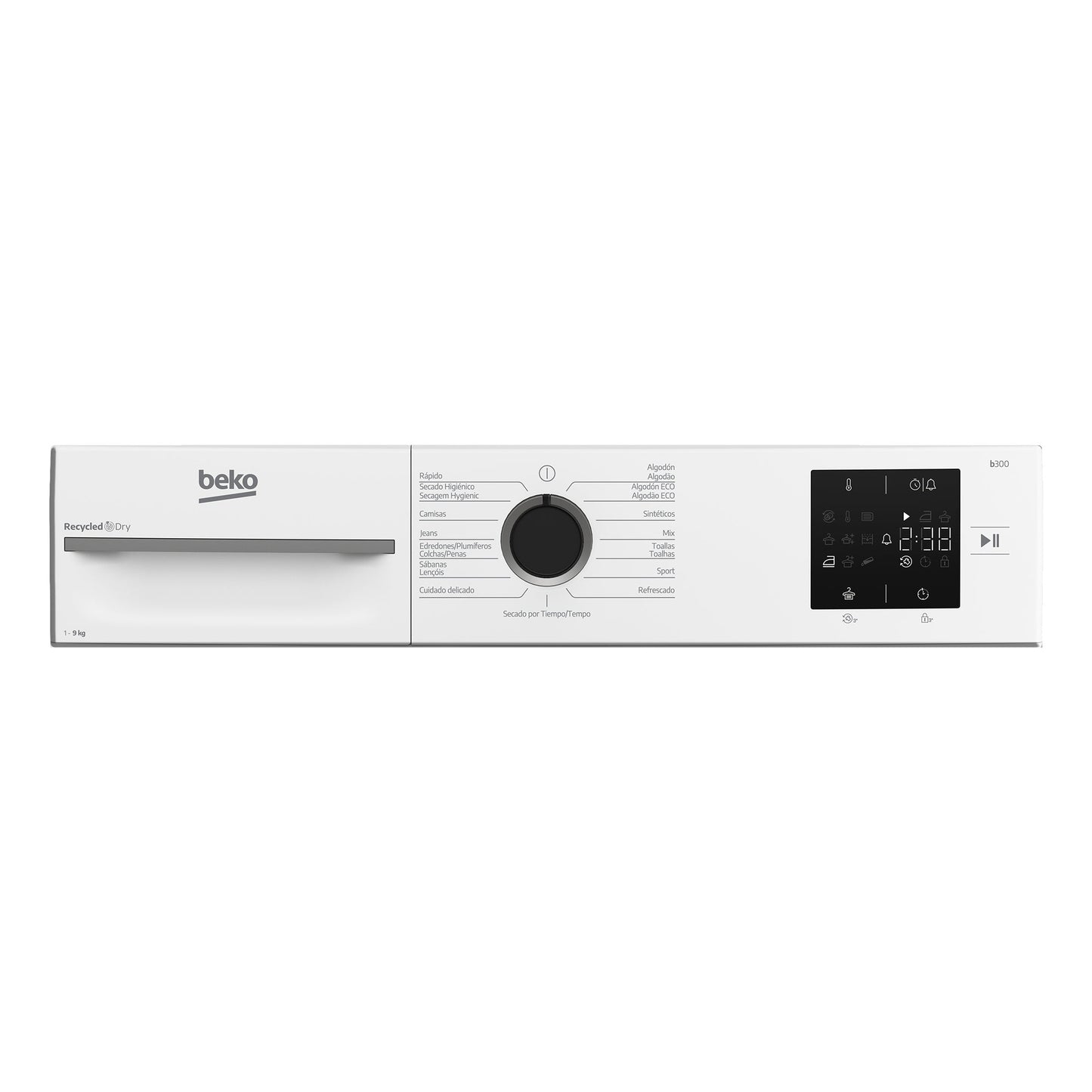 Secador de Roupa BEKO BM3T39220WB | 9 kg, Bomba de Calor, Classe E