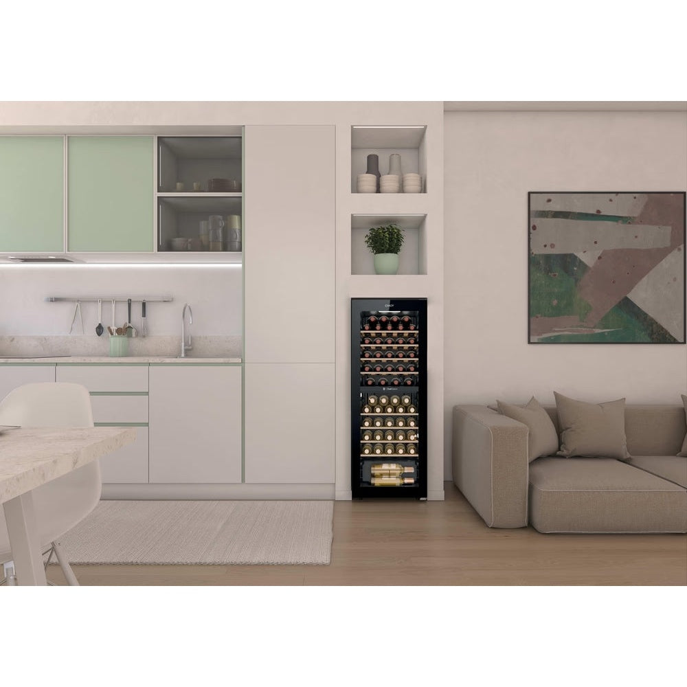 Garrafeira Candy CNWQ4G56G2 | 56 garrafas, 144L, Classe G