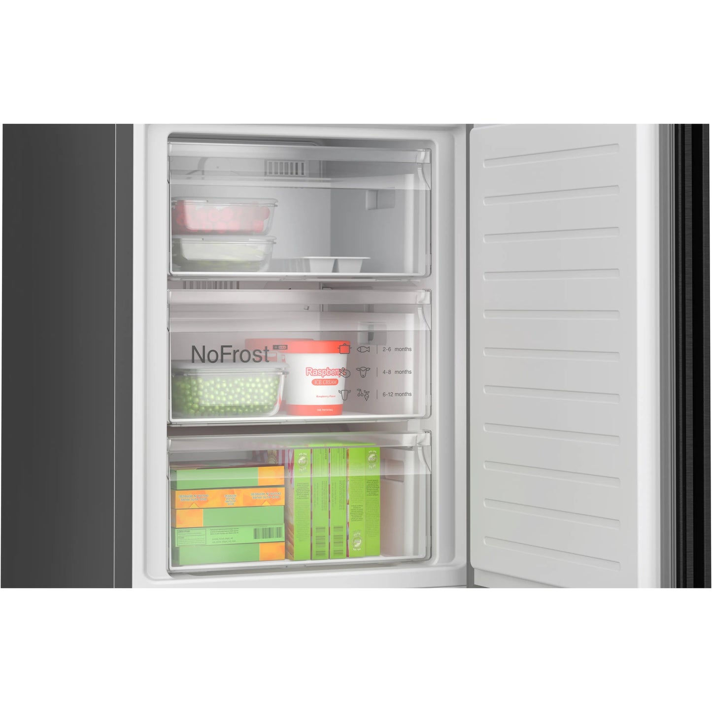 Combinado Bosch KGN392XCF | 363L, No Frost, VitaFresh