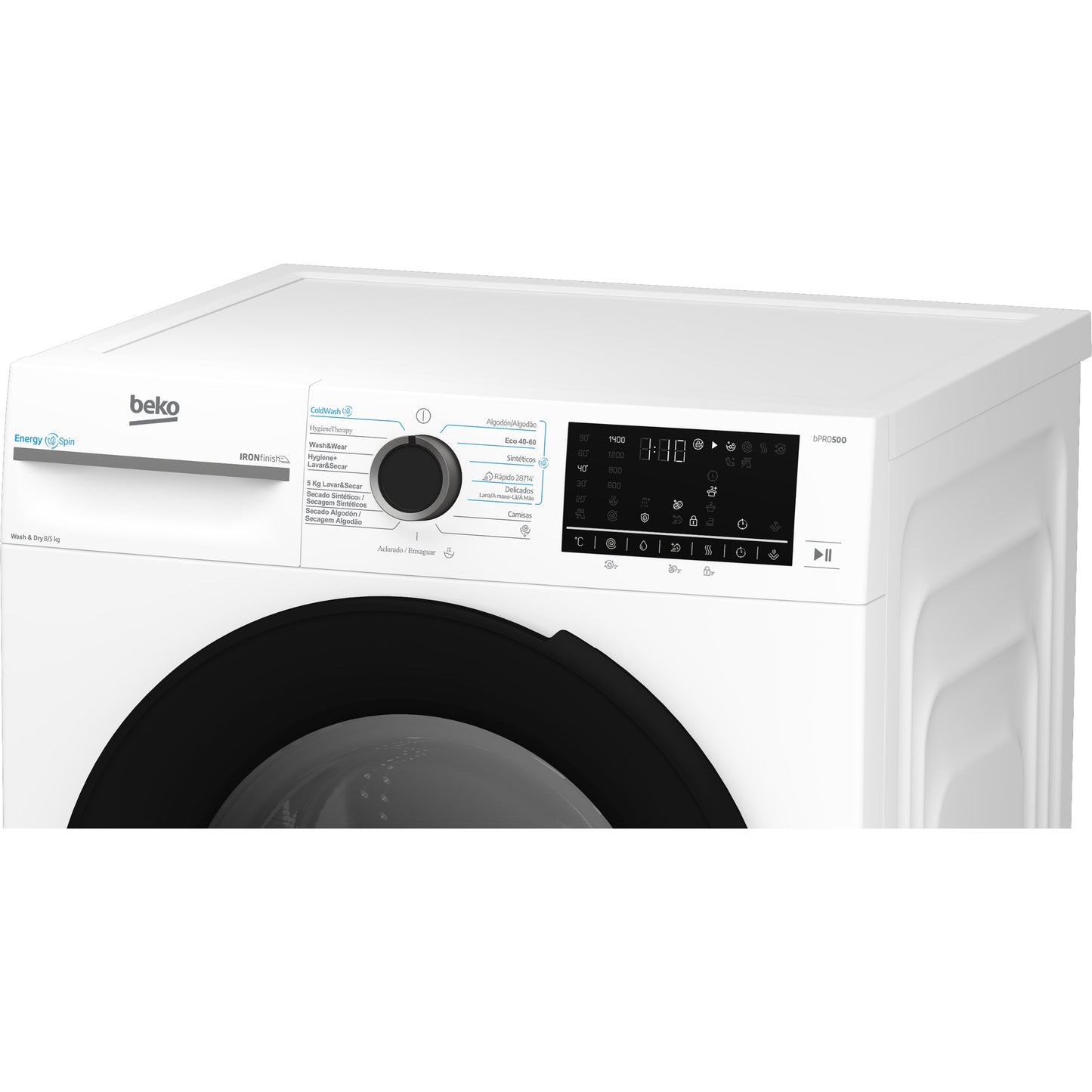 Máquina Lavar e Secar BEKO BM5DFT48437WB | 8kg, 1400 RPM, Classe A