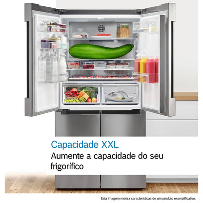 Frigorífico Americano Bosch KAD93AIDP | 562L, Classe D, NoFrost