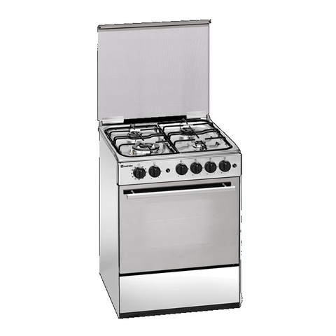 Fogão a gás Meireles Venezia M 601 X | 4 Queimadores, Forno Gás, 51L