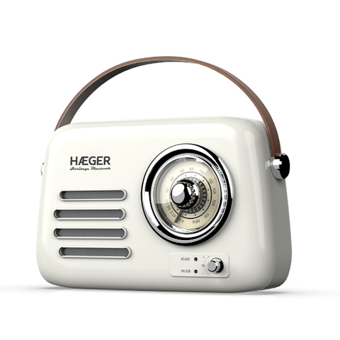 Rádio HAEGER HERITAGE BLUETOOTH | Bluetooth, FM, 12h autonomia