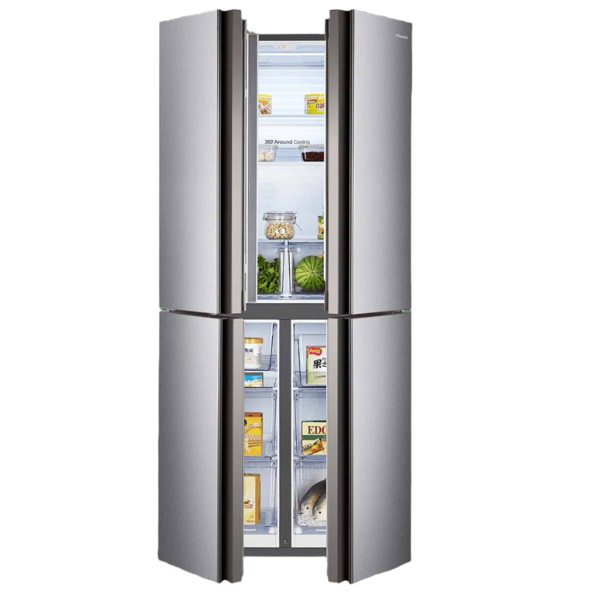 Frigorífico Americano Hisense RQ515N4AD1 | 388L, No Frost, Inverter