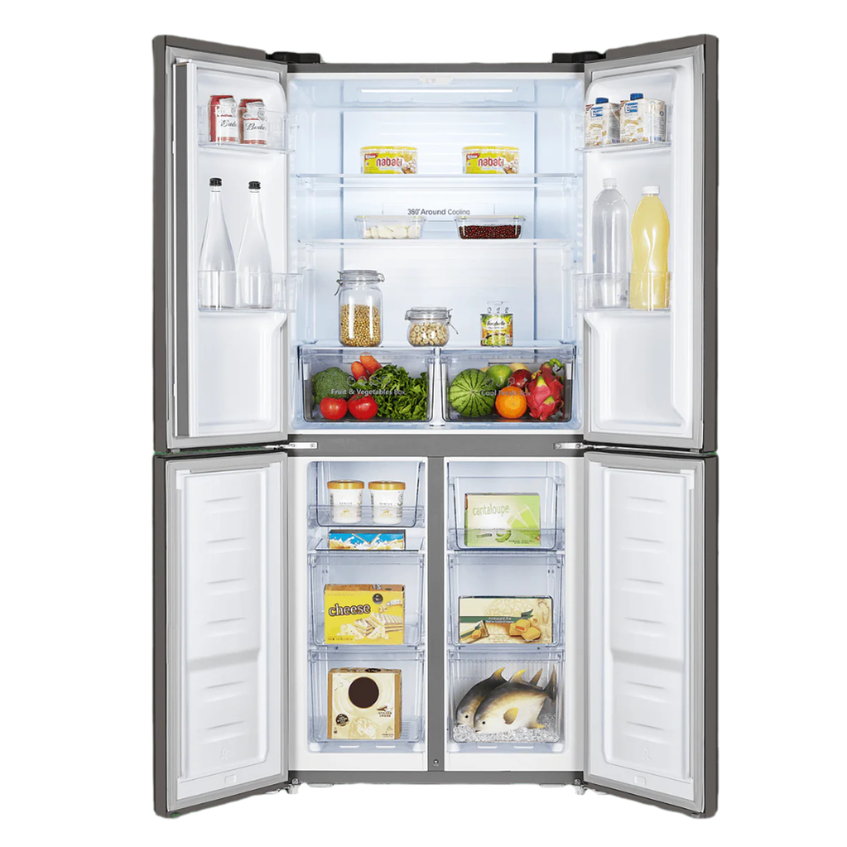 Frigorífico Americano Hisense RQ515N4AD1 | 388L, No Frost, Inverter