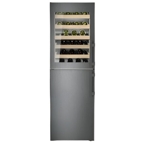 Combinado Garrafeira/Arca Liebherr SWNbsd 529i | 44 Garrafas + 132L