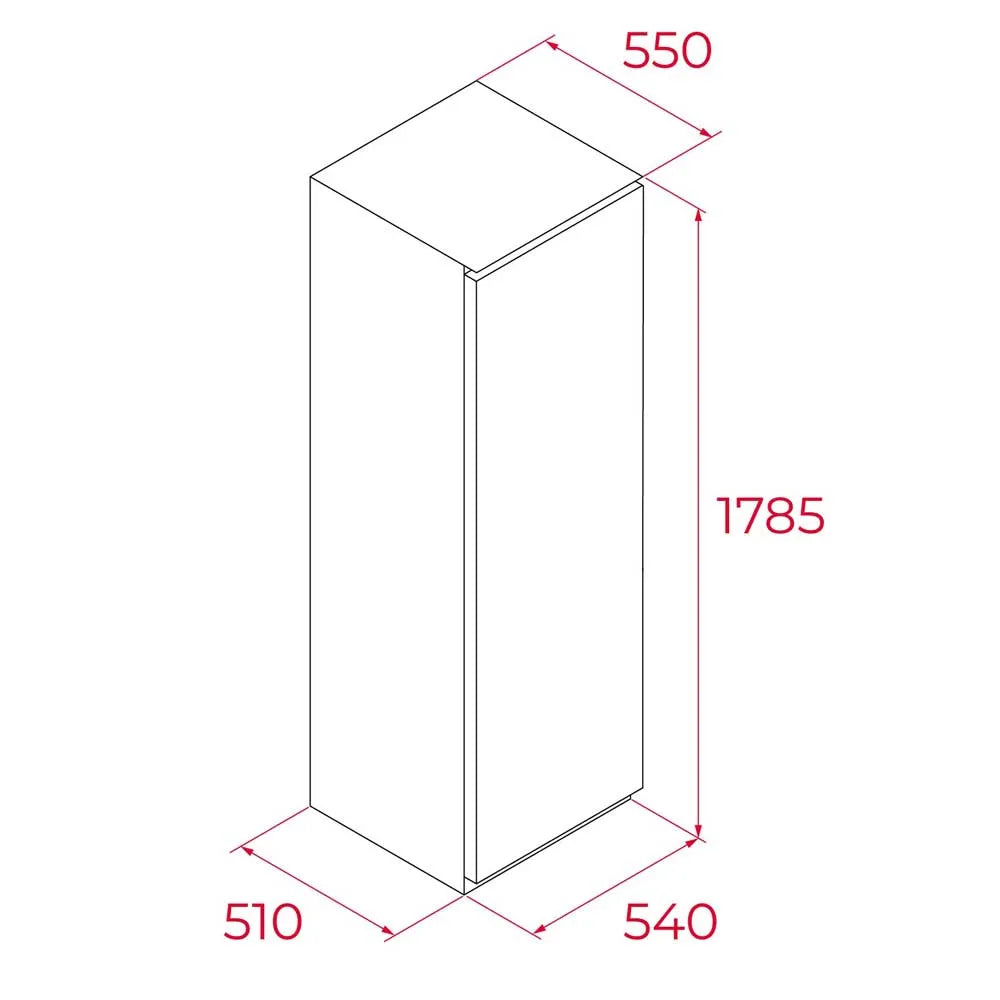 Arca Vertical Encastre TEKA RSF 73385 FI | 212L, NoFrost, Classe D