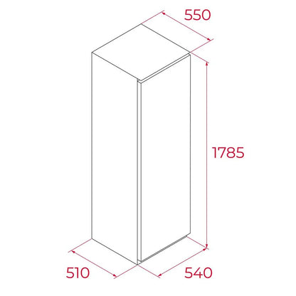 Arca Vertical Encastre TEKA RSF 73385 FI | 212L, NoFrost, Classe D
