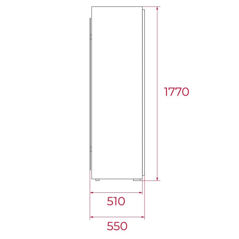 Arca Vertical Encastre TEKA RSF 73385 FI | 212L, NoFrost, Classe D