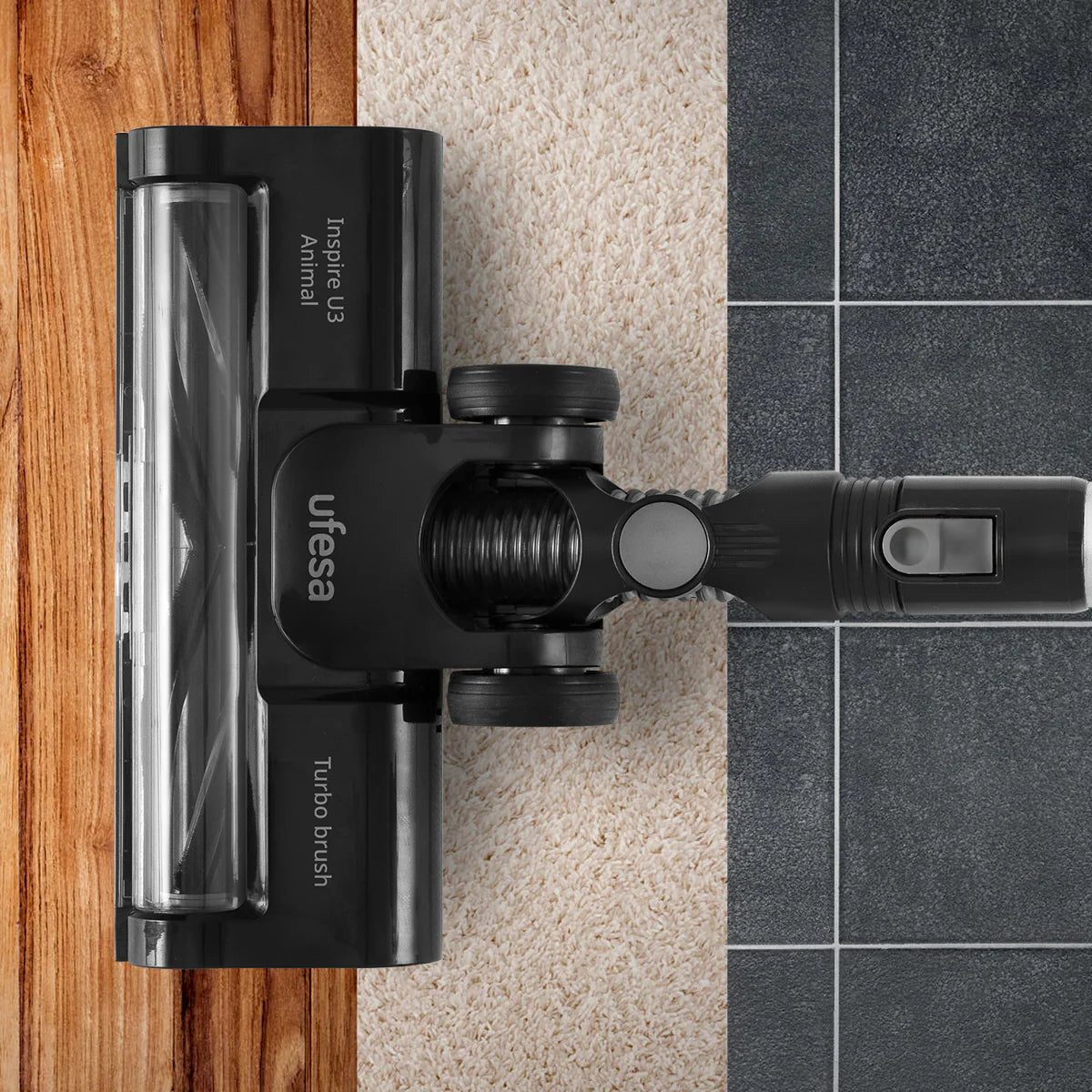 Aspirador Vertical UFESA U3 Animal | 40 min, 130W, 0,8L