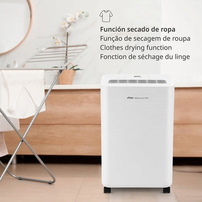 Desumidificador UFESA Wellness Dry 1000 | 10L/dia, 2L, 24h