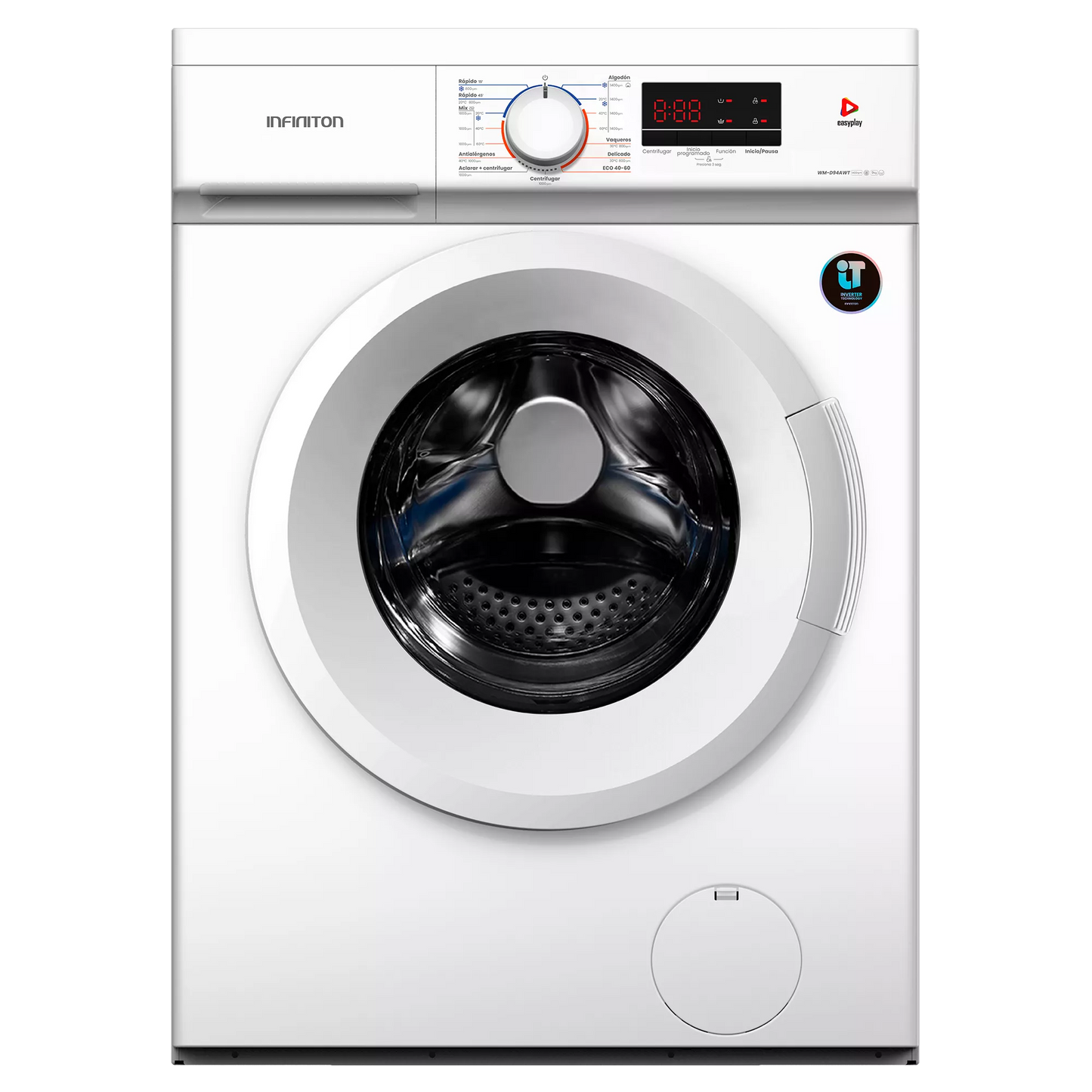 Máquina de Lavar Roupa Infiniton WM-D94AWT | 9kg, Classe A