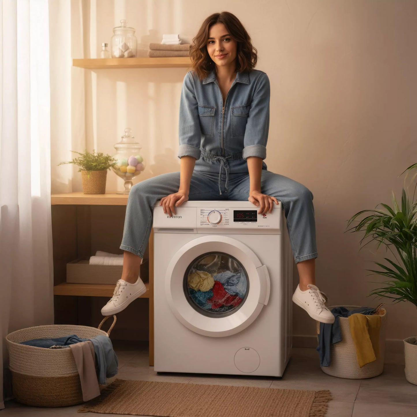 Máquina de Lavar Roupa Infiniton WM-D94AWT | 9kg, Classe A