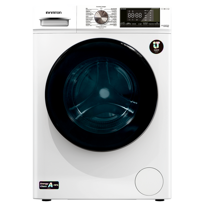 Máquina de Lavar Roupa Infiniton WM-S84ABN | 8kg, 1400 rpm, Classe A